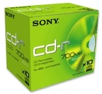 Sony 80 Minute Recordable CD (Pack of 10)