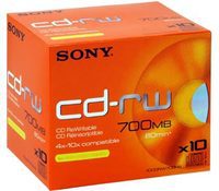 Sony CD Rewritable (Pack of 10)