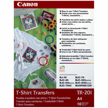 Canon TR201 A4 Iron on T-Shirt Prints
