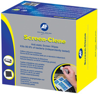 AF Anti-static Wet and Dry Screen Wipes [Pack of 20]