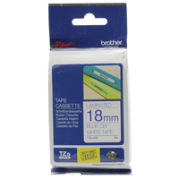 Brother TZE243 18mm Blue on White Gloss P-Touch Tape (TZ Series)