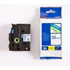 Brother TZE263 36mm Blue on White Gloss P-Touch Tape (TZ Series)