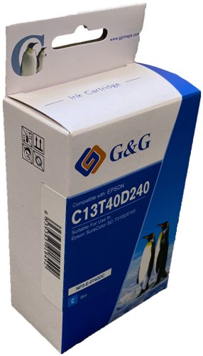 Compatible T40D240 Cyan Ink Cartridge