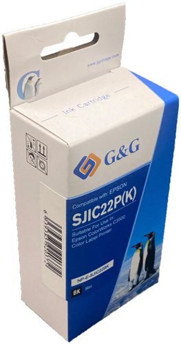 Compatible SJIC22BK Black Ink Cartridge