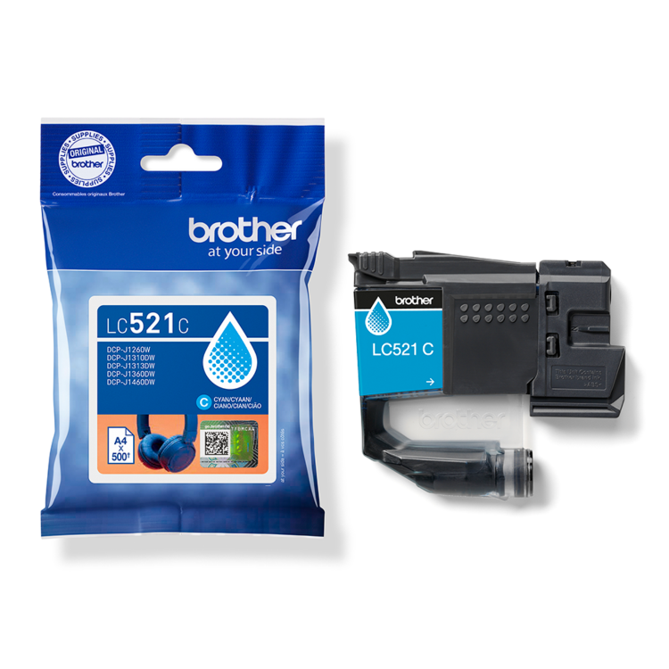 Brother LC521C Cyan Ink Cartridge