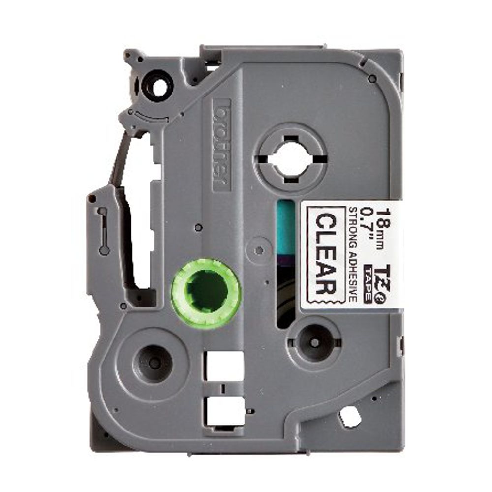 Brother TZES141 18mm Black on Clear Strong P-Touch Tape (TZ Series)