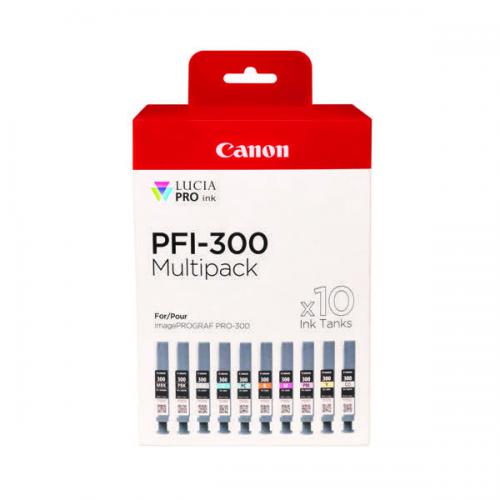 Canon PFI300 Ink Cartridge Multipack