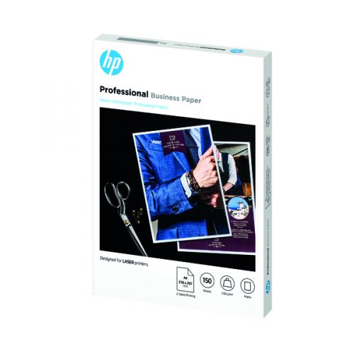 HP 7MV80A Professional LaserJet Paper Matte 200gsm A4 [Pack of 150]