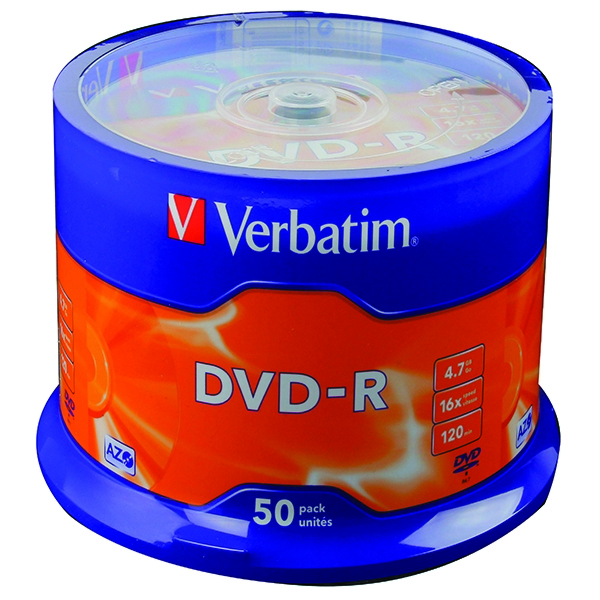Verbatim DVD-R 16x [Pack of 50] alternative image 2